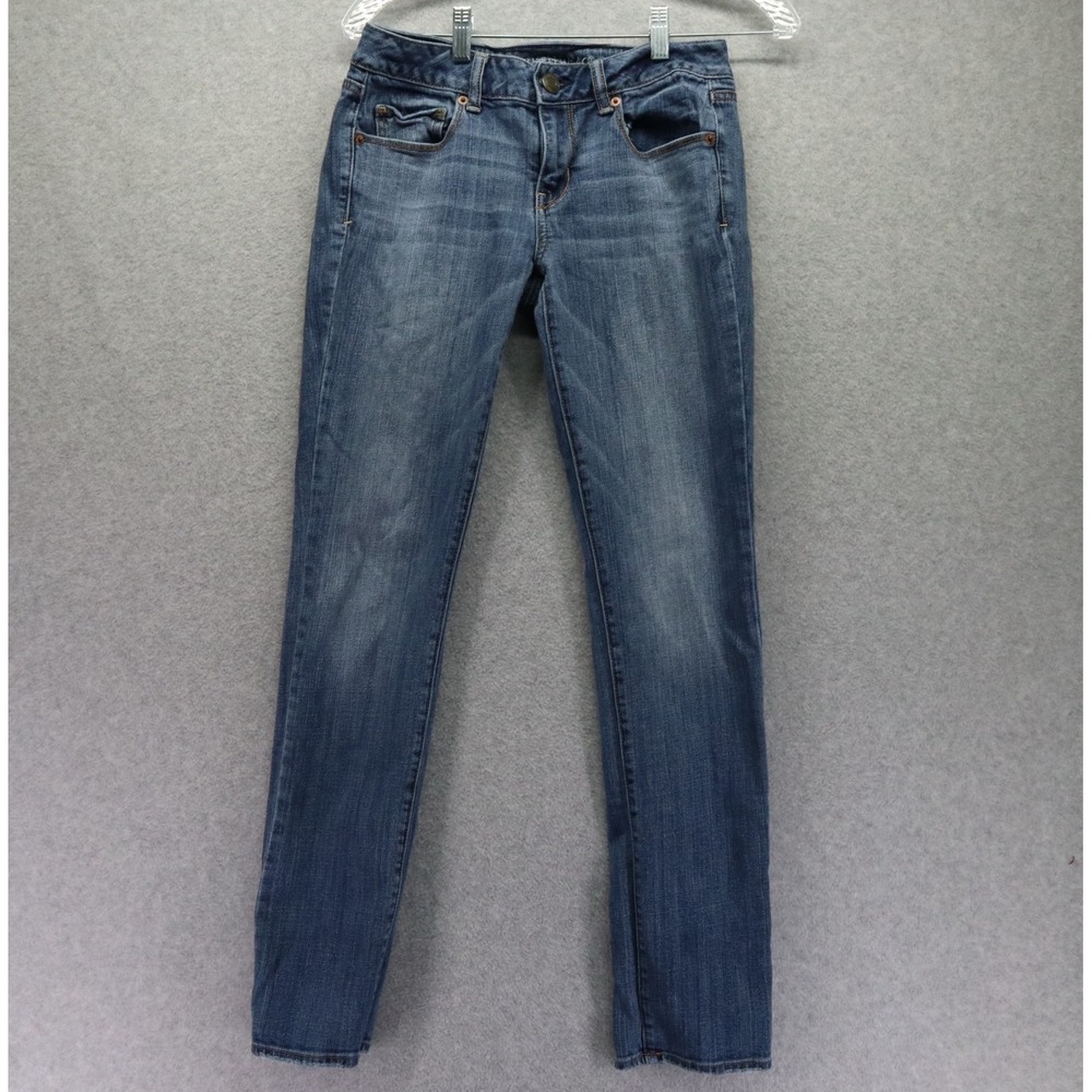 American Eagle Outfitters Women's Skinny Jeans in Medium Blue Wash